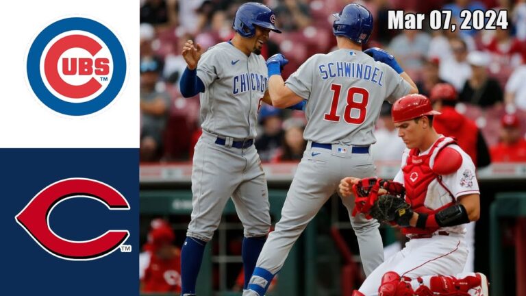 シカゴ カブス vs シンシナティ レッズ 2024 年 3 月 7 日 試合ハイライト |  MLB ハイライト | スプリングトレーニング 24