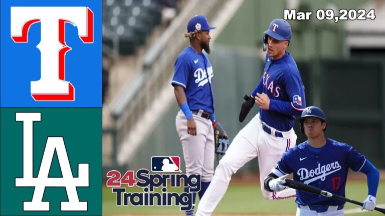 テキサス・レンジャーズ vs ロサンゼルス・ドジャース [Innings 5-6] ゲームハイライト 3/9/24 |  MLB スプリングトレーニング 2024