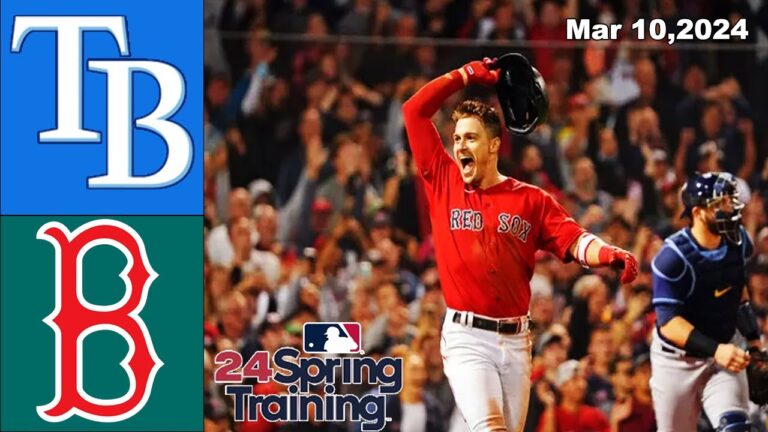 タンパベイ・レイズ vs ボストン・レッドソックス 2024 年 3 月 10 日 フルゲーム |  MLB スプリングトレーニング 24