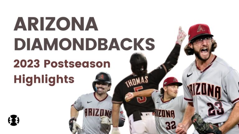 アリゾナ ダイヤモンドバックス 2023 ポストシーズン ハイライト |  MLB ハイライト 2023