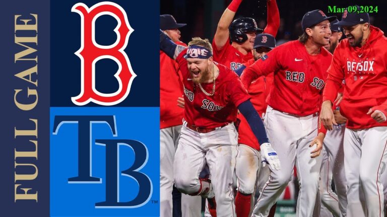 レッドソックス vs. レイズの全試合ハイライト (ワールドツアー) 2024 年 3 月 9 日 |  MLB ハイライト | 春季トレーニング。