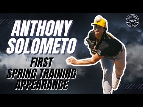 アンソニー・ソロメトがスプリングトレーニングに初出場 対ボルチモア・オリオールズ | ピッツバーグ・パイレーツ
