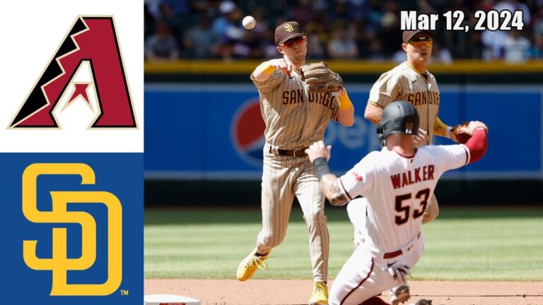 アリゾナ・ダイアモンドバックス vs サンディエゴ・パドレス 2024年3月12日 試合ハイライト |  MLB スプリングトレーニング 2024