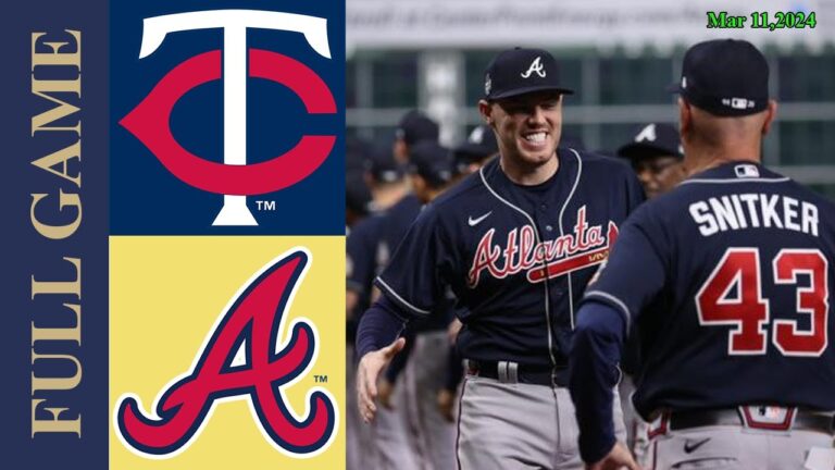 ツインズ vs. ブレーブスの全試合ハイライト 2024 年 3 月 11 日 |  MLB ハイライト | 春季トレーニング。