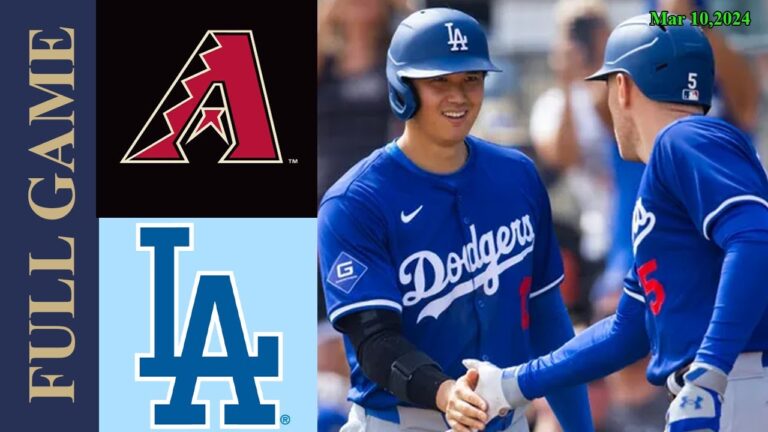 Dバックス vs. ドジャースの全試合ハイライト 2024 年 3 月 10 日 |  MLB ハイライト | 春季トレーニング。