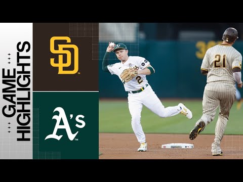 アスレチックス vs. SD パドレス スプリング トレーニング フルゲーム ハイライト 03/13/2024 |  MLB ハイライト 2024