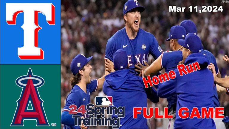 テキサス・レンジャーズ vs ロサンゼルス・エンゼルス フルゲーム 2024 年 3 月 11 日 |  MLB スプリングトレーニング |  MLB ハイライト