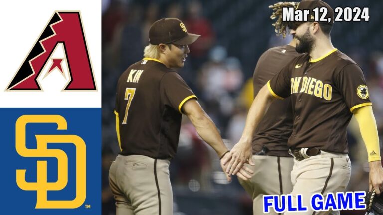 アリゾナ・ダイアモンドバックス vs サンディエゴ・パドレス 2024年3月12日 フルゲーム |  MLB スプリングトレーニング 2024