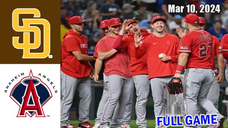 サンディエゴ・パドレス vs ロサンゼルス・エンゼルス 2024年3月10日 フルゲーム |  MLB スプリングトレーニング 24