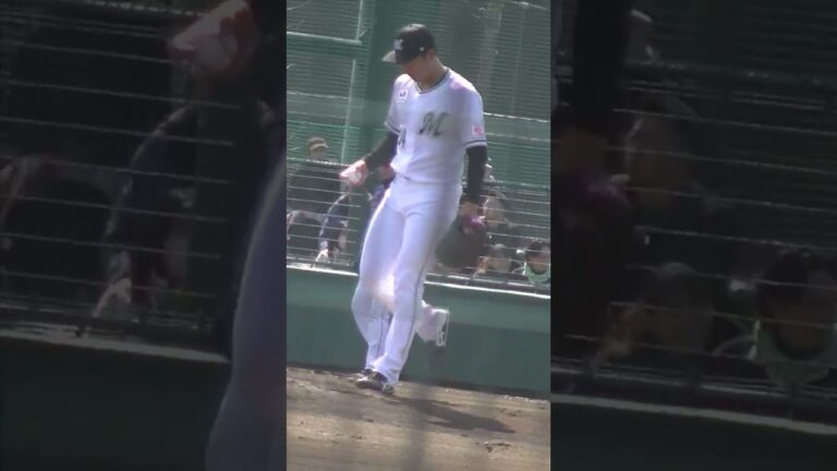 千葉ロッテ古谷 拓郎のピッチングフォーム2024年3月7日