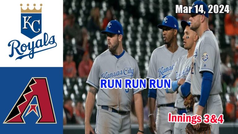 カンザスシティ ロイヤルズ vs アリゾナ ダイヤモンドバックス 2024 年 3 月 14 日 3&4 イニング |  MLB スプリングトレーニング 24
