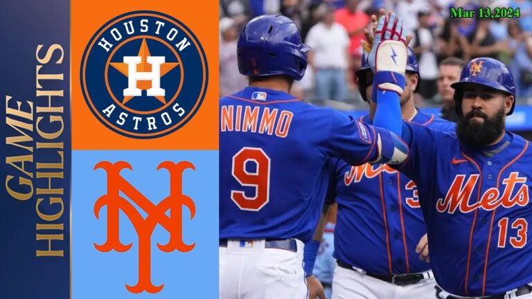 ヒューストン・アストロズ対ニューヨーク・メッツの試合ハイライト (今日) |  MLB ハイライト | 春季トレーニング。