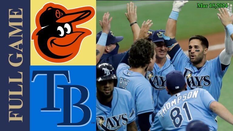 オリオールズ vs. レイズの全試合ハイライト 2024 年 3 月 15 日 |  MLB ハイライト | 春季トレーニング。