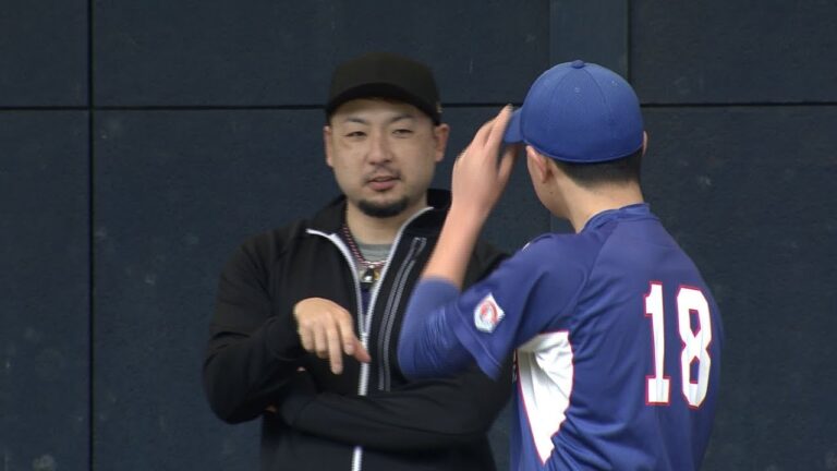 元広島東洋カープ・今村猛さん　中学生に元WBC日本代表のピッチングを伝授【岡山】
