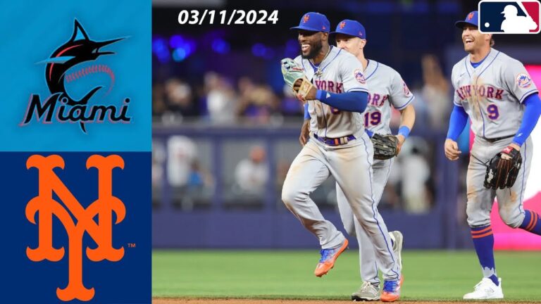 マイアミ・マーリンズ vs ニューヨーク・メッツ 2024年3月11日 試合ハイライト |  MLB スプリングトレーニング 2024