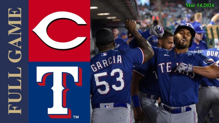 レッズ vs. レンジャーズ全試合ハイライト 2024 年 3 月 14 日 |  MLB ハイライト | 春季トレーニング。