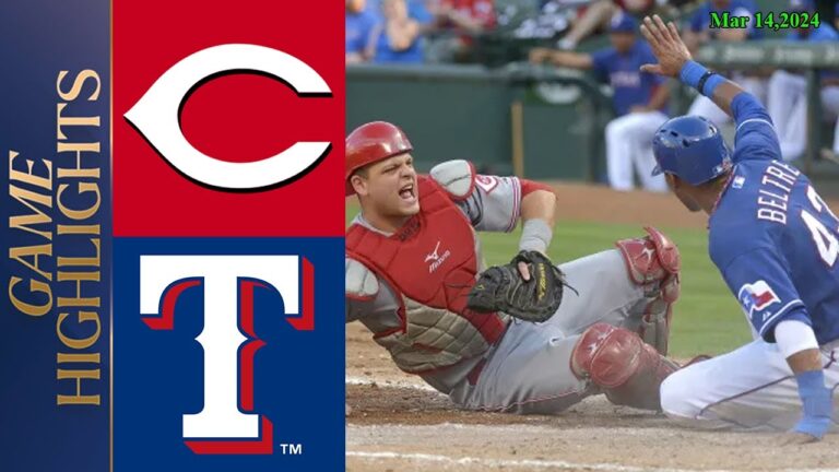 シンシナティ・レッズ対テキサス・レンジャーズの試合ハイライト（今日） |  MLB ハイライト | 春季トレーニング。