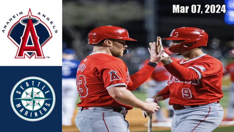 ロサンゼルス・エンゼルス vs シアトル・マリナーズ 2024年3月7日 全試合 |  MLB ハイライト | スプリングトレーニング 24