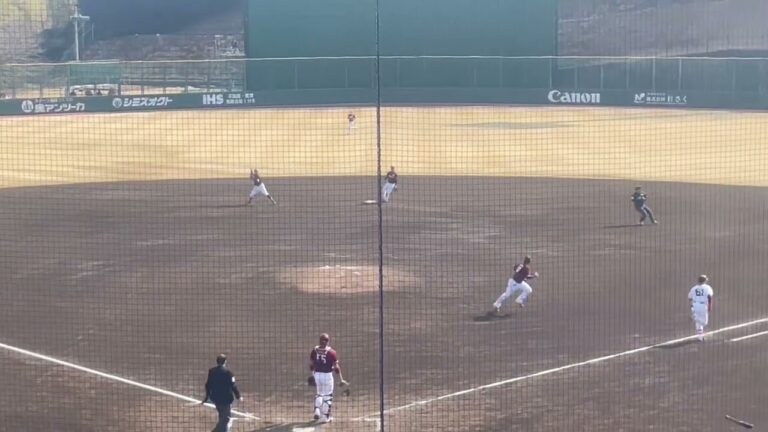 楽天イーグルス、入江大樹ショート守備