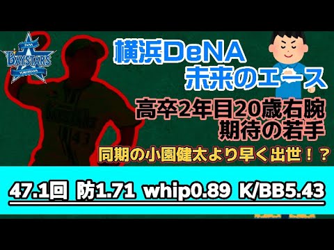【未来のエース】横浜DeNA所属の高卒2年目投手の成績がエグい！！！