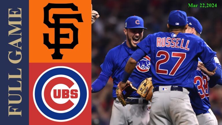 ジャイアンツ対カブスの全試合ハイライト 2024 年 3 月 22 日 |  MLB ハイライト | 春季トレーニング