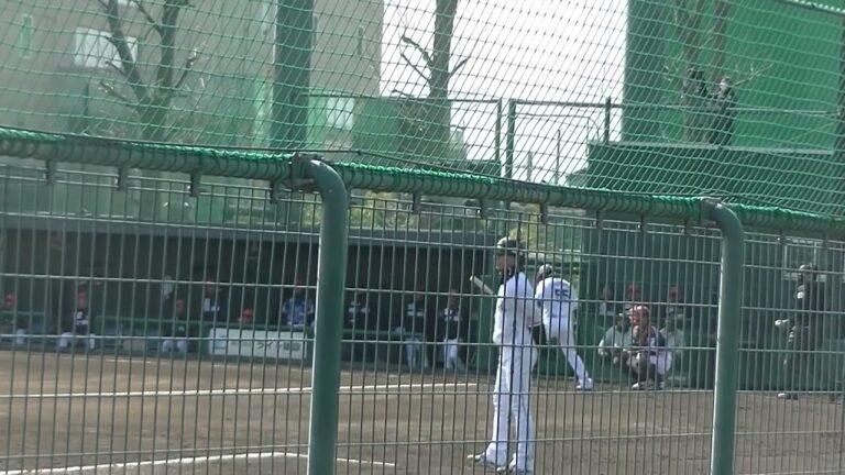 ロッテ柿沼友哉を打ち取るオイシックス新潟 下川 隼佑【千葉ロッテマリーンズ対オイシックス新潟アルビレックスBC2024年3月7日】