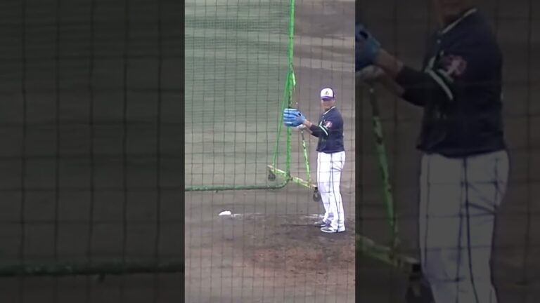 【ヤクルトキャンプ】清水昇が実戦形式の打撃練習に登板【春季浦添キャンプ ヤクルトスワローズ2024年2月20日】