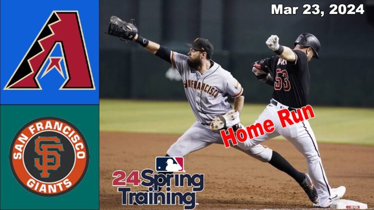 アリゾナ・ダイアモンドバックス vs サンフランシスコ・ジャイアンツ ゲームハイライト 2024 年 3 月 23 日 |  MLB スプリングトレーニング 2024