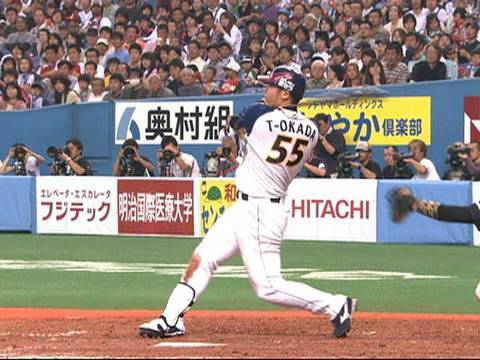 【豪快弾+確信歩き】T-岡田が完璧すぎる圧巻のホームラン