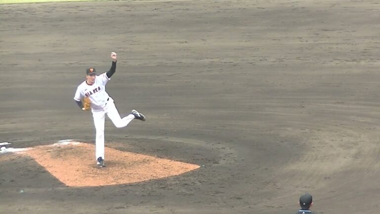 ジャイアンツ２メートル左腕 阿部剣友 トライアウトに登場【プロ野球12球団合同トライアウト2023年11月15日】
