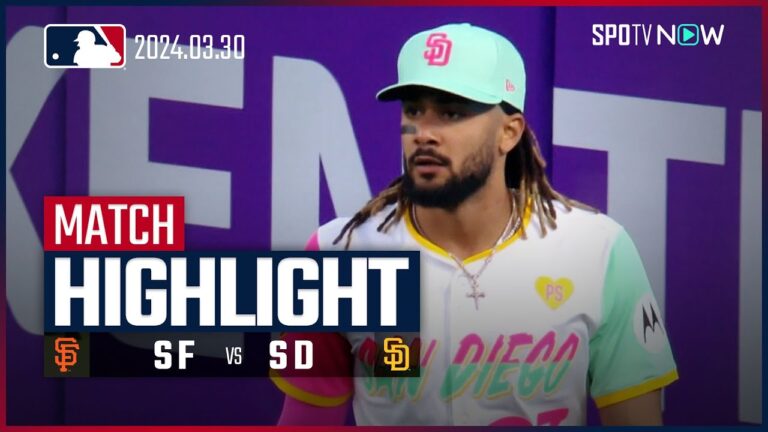 【チャプマン＆タティスJr.がマルチHR！】ジャイアンツ vs パドレス 試合ハイライト MLB2024シーズン 3.30