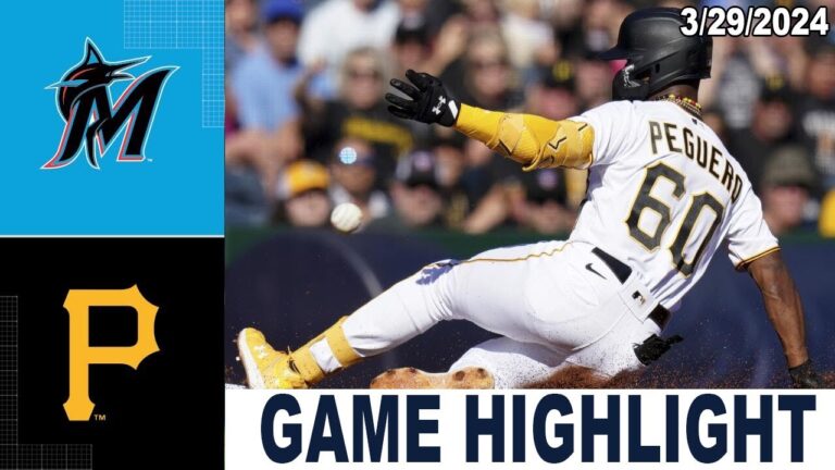 Pirates vs. Marlins Game Highlights (3/29/24) | MLB highlights 2024