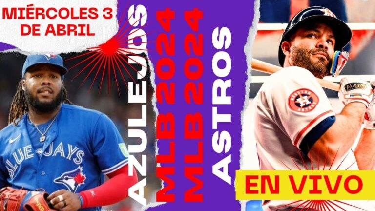 🔴アストロズ・デ・ヒューストン VS アズレーホス・デ・トロント・エン・ヴィボ・ミエルコールズ 4月3日💥#MLB EN DIRECTO
