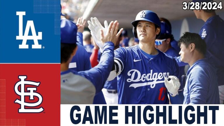 ロサンゼルス・ドジャース対セントルイス・カージナルスの試合ハイライト (3/28/24) |  MLB ハイライト 2024