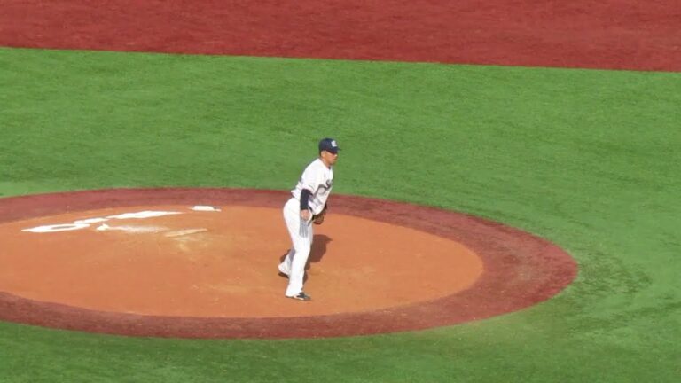 【ヤクルト】今野龍太の投球フォーム〜2024年3月19日 ヤクルトスワローズ対 日本ハムファイターズ