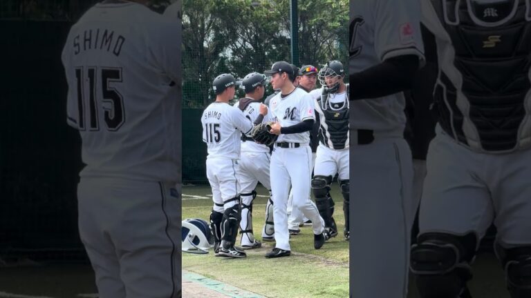 先発、中森俊介 #chibalotte #shorts