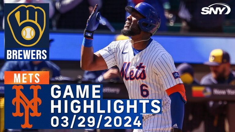 メッツ vs ブルワーズ (3/29/24) | ニューヨーク・メッツのハイライト |  SNY