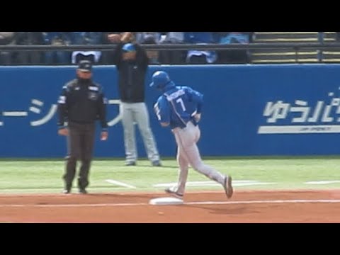 【OP戦絶好調！】2024/03/19 北海道日本ハムファイターズ　松本剛　OP戦第1号2ランホームランを放つ！