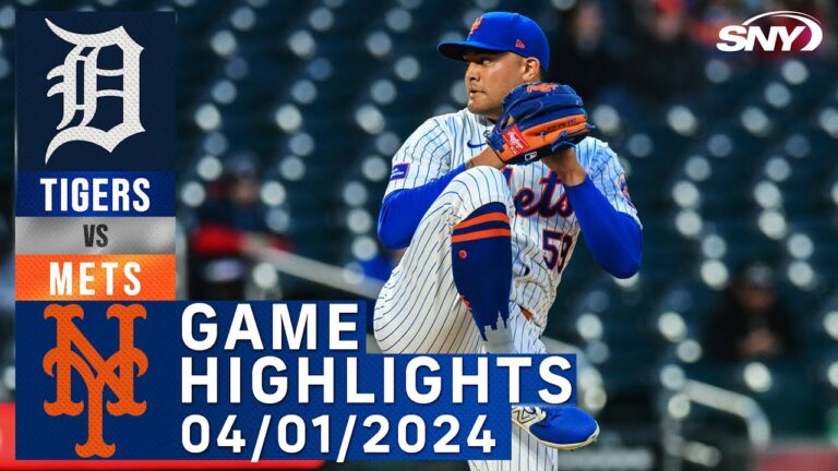 メッツ vs タイガース (4/1/24) | ニューヨーク・メッツのハイライト |  SNY