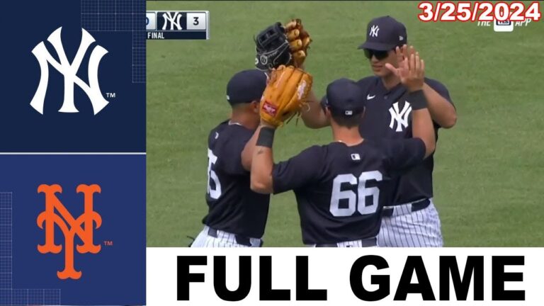 ニューヨーク ヤンキース vs ニューヨーク メッツ 全試合ハイライト (3/25/24) |  MLB ハイライト