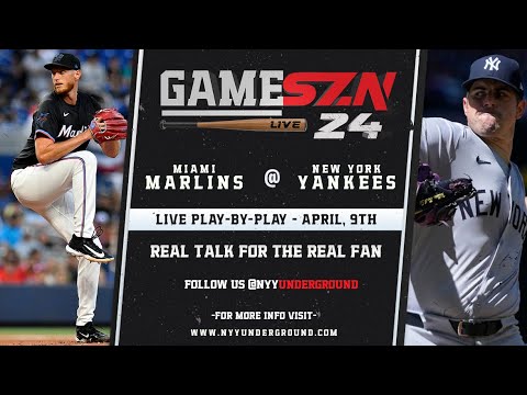 GameSZN LIVE: マイアミ マーリンズ @ ニューヨーク ヤンキース - プク vs. ロドン - 04/09