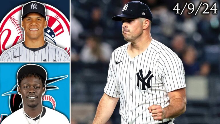 New York Yankees vs Miami Marlins | Game Highlights | 4/9/24