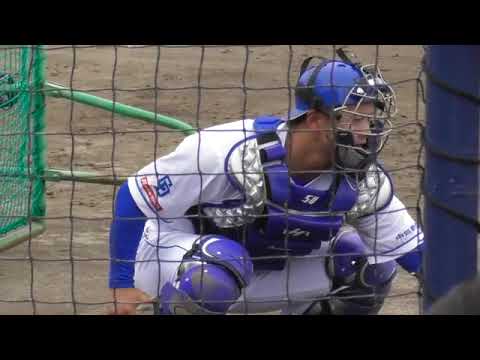 2024/4/16　石橋康太　ブルペン　ジャガスマイル全開