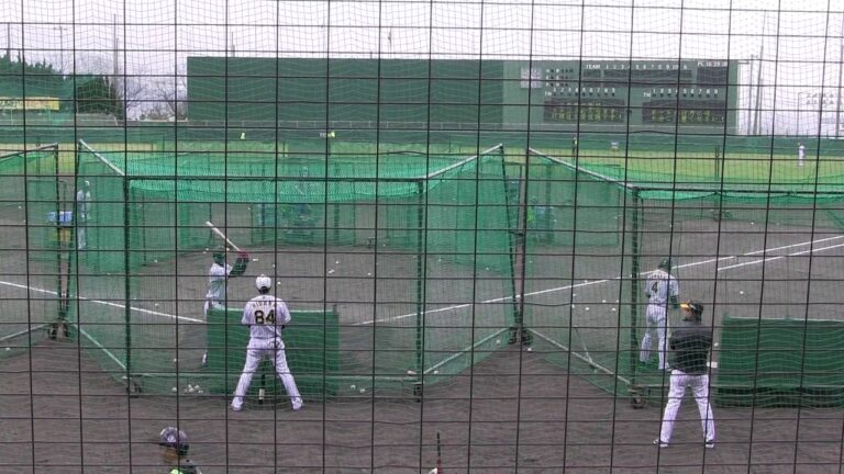 阪神タイガース安芸キャンプ　藤谷・熊谷フリー打撃　20190227