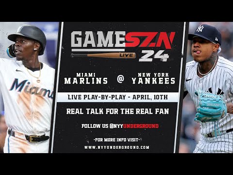 GameSZN LIVE: マイアミ・マーリンズ @ ニューヨーク・ヤンキース - ウェザーズ vs. ストローマン -