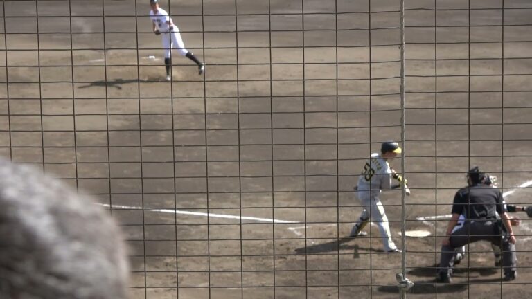 阪神タイガース 藤田健斗選手 代打 第1打席 見逃し三振 2024/4/19 ちゅーるスタジアム VS くふうハヤテベンチャーズ 東海林碧波投手