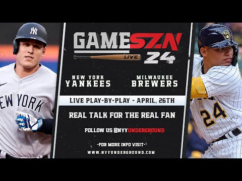 GameSZN LIVE: ニューヨーク ヤンキース @ ミルウォーキー ブルワーズ - ギル vs. レイ - 04/26