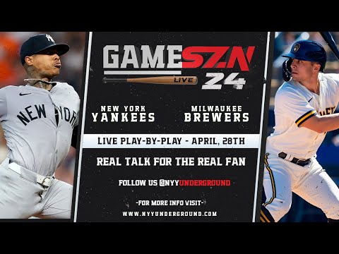 GameSZN LIVE: ニューヨーク ヤンキース @ ミルウォーキー ブルワーズ - ストローマン vs マイヤーズ - 04/28