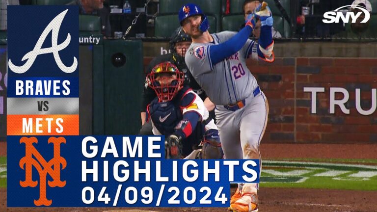 メッツ vs ブレーブス (04/09/24) | ニューヨーク・メッツのハイライト |  SNY
