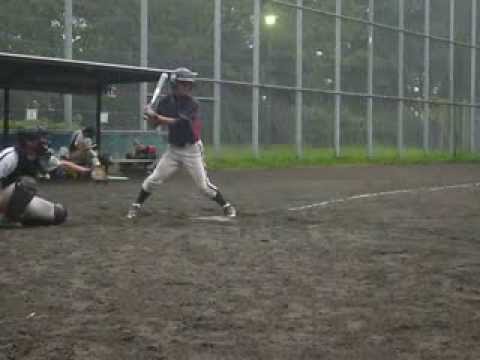 平成２５年９月８日　八北球団　VS　gorgeous　赤上・小島の打席